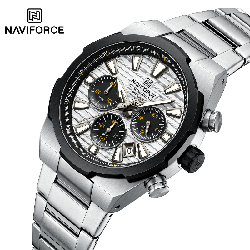 ナコです。 Original Brand NAVIFORCE Men's Watch Waterproof Quartz Clock