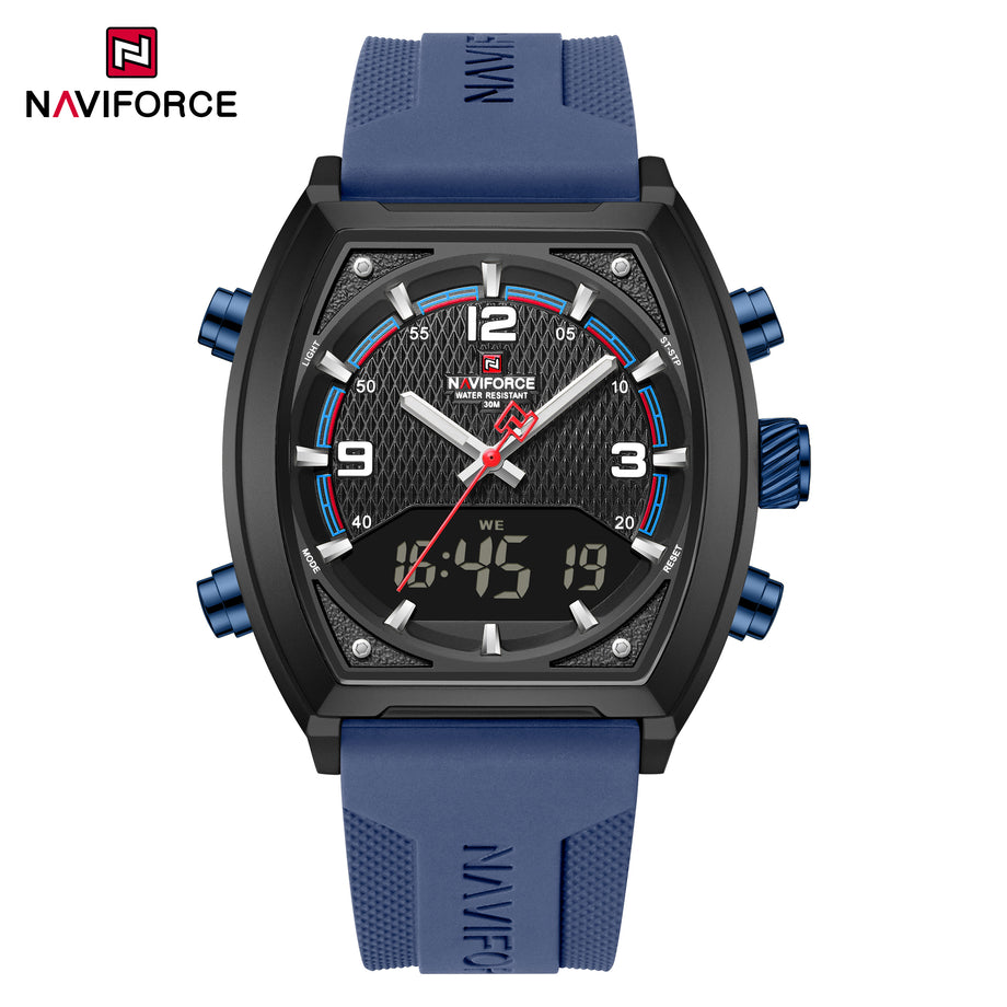 2025 NAVIFORCE NF9242 Japan Quartz + LCD Digital Watch – Sport