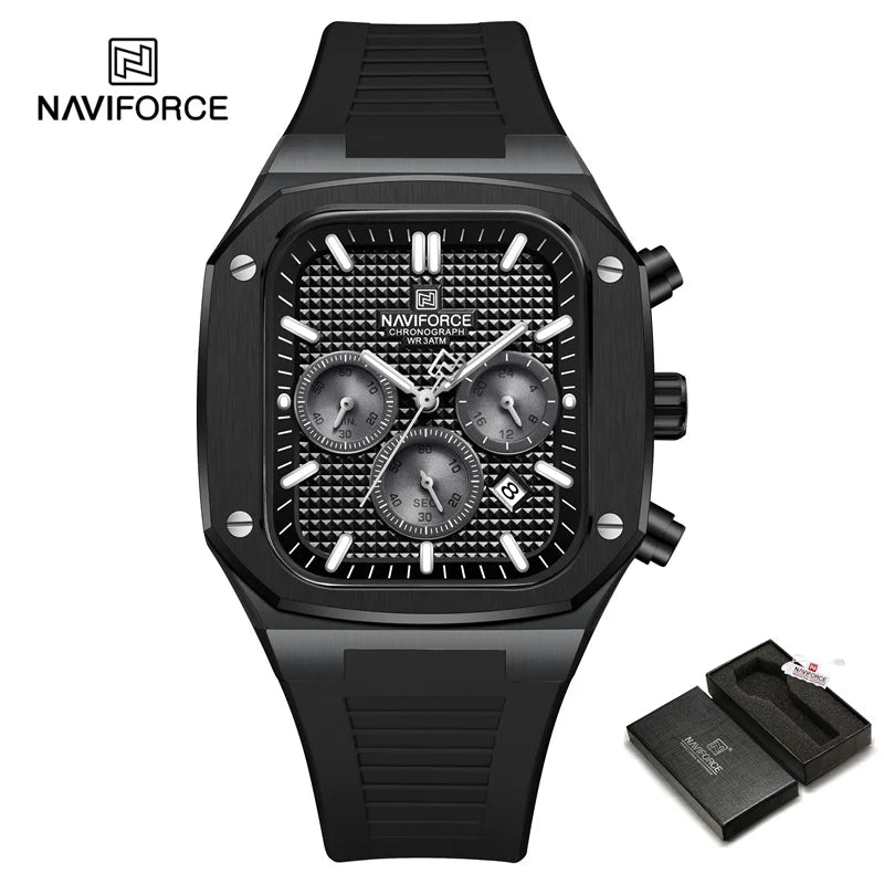Naviforce square shop watch