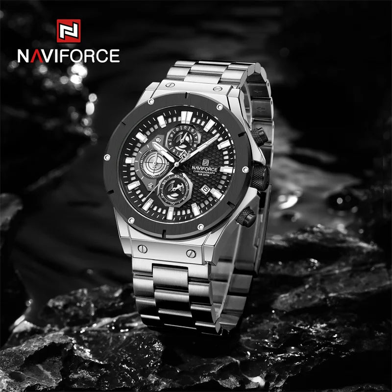 Naviforce stainless top steel watch