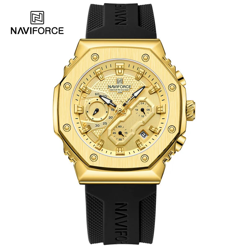 NAVIFORCE 8035 Couple Sport Quartz Chronograph Waterproof 