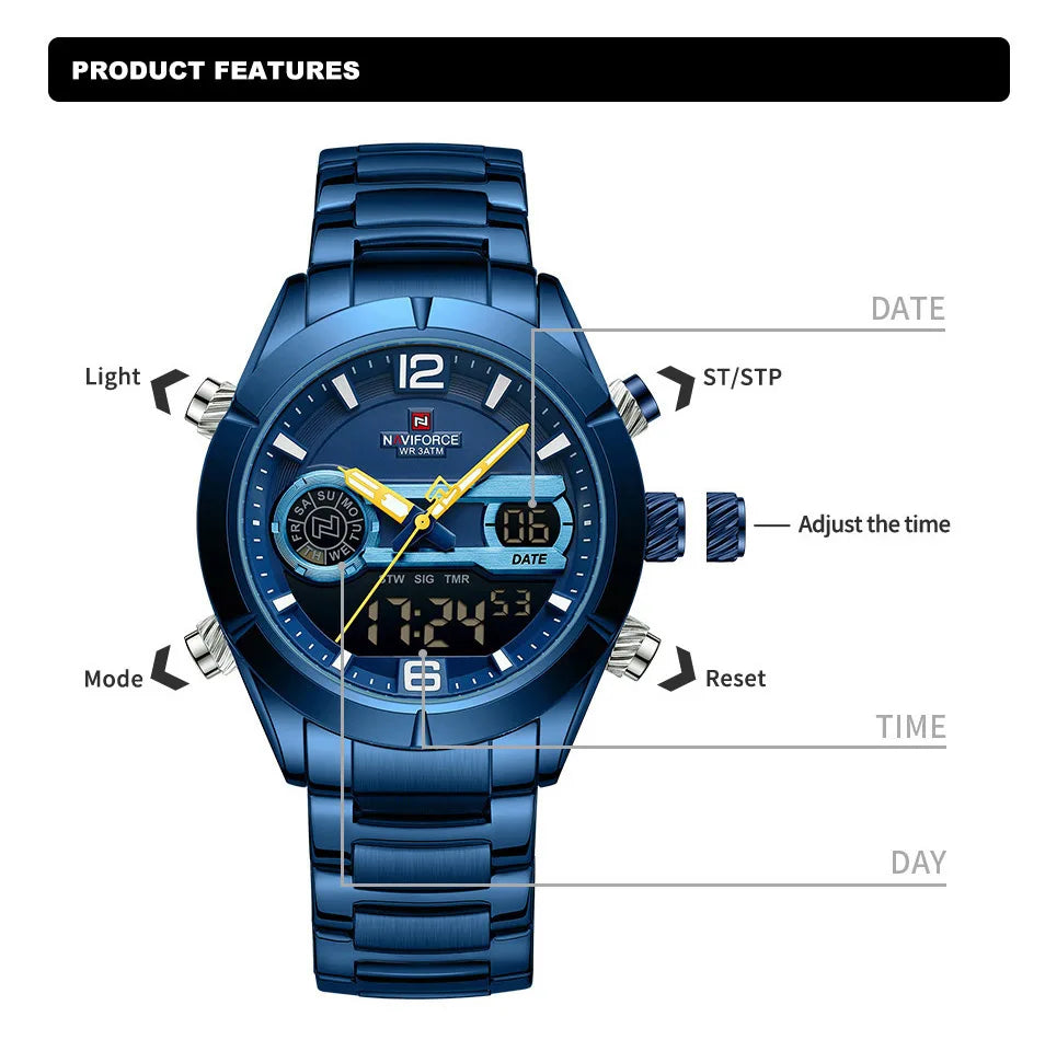 How to adjust naviforce watch band hotsell