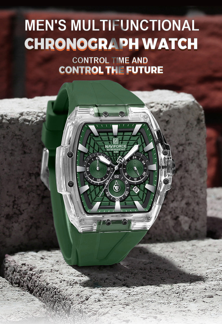 NAVIFORCE 2026 Men's Multifunctional Chronograph Watch Luminous
