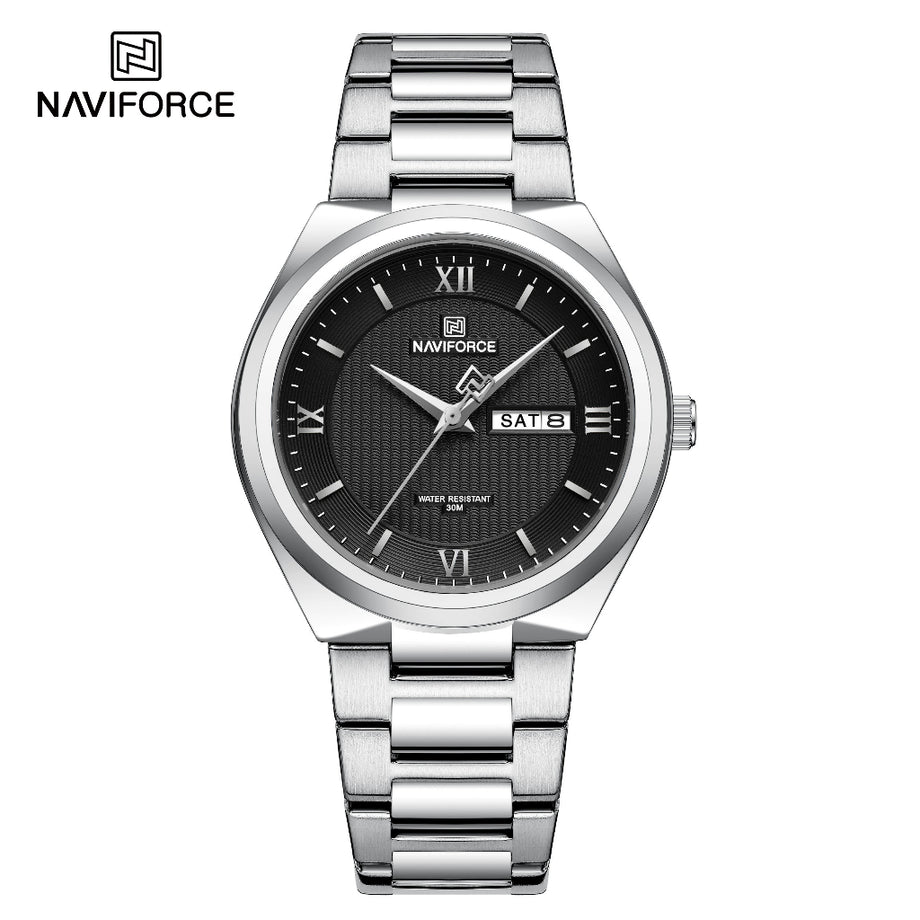 NAVIFORCE 8030 Fashion Business Date Quartz Waterproof Military