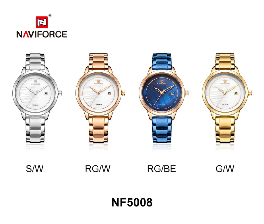 NAVIFORCE Brand Luxury Women Watch Fashion Casual Lady Waterproof Clock Women s Wristwatch Quartz Watch NF5008