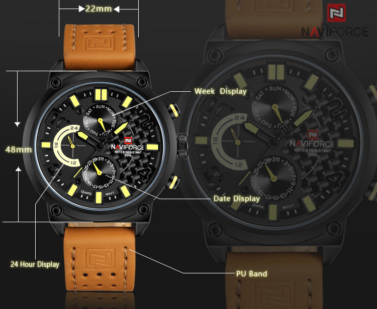 NAVIFORCE NF9068L Men's Watch description image 2