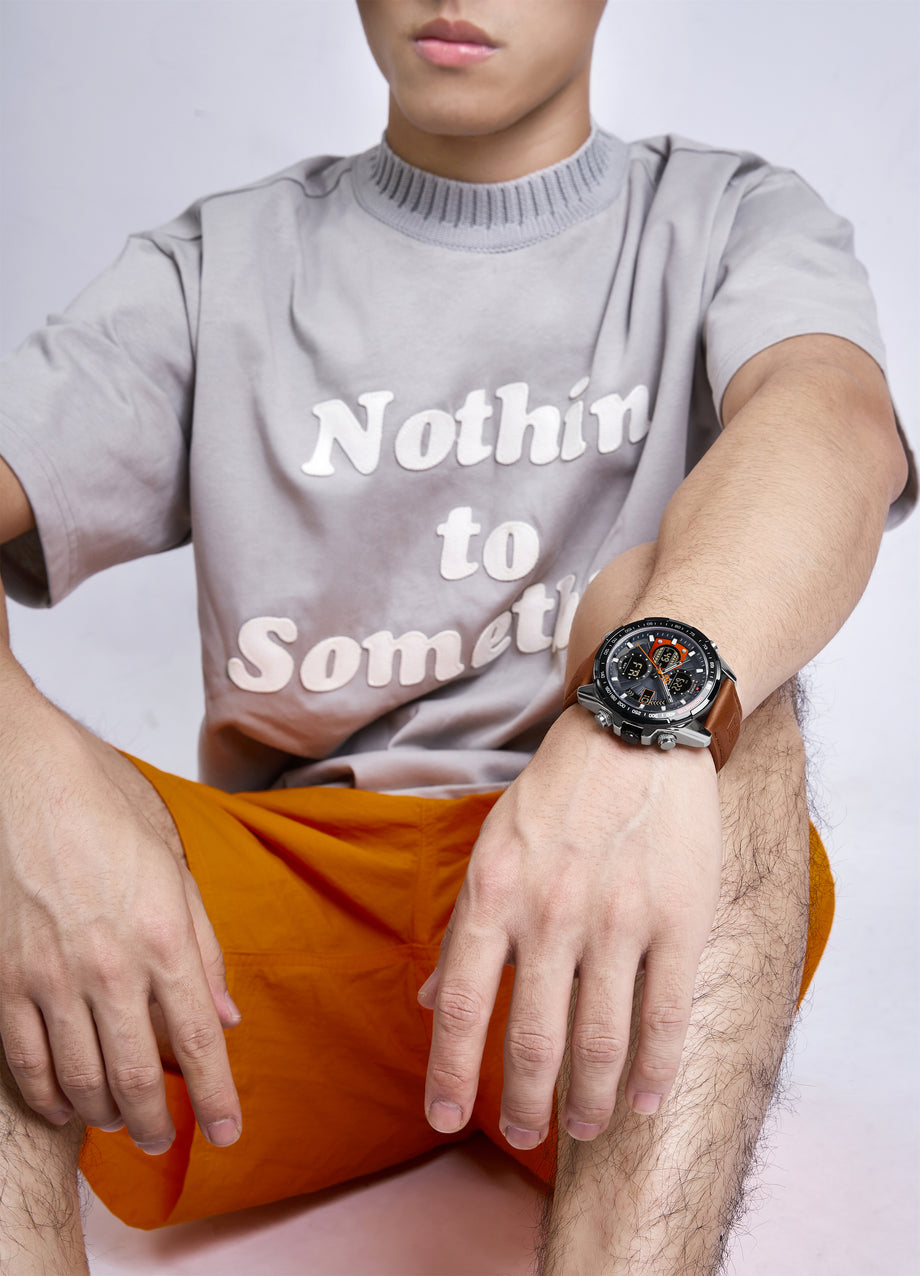 NAVIFORCE Men's Sport Watches Digital Analog Quartz Waterproof