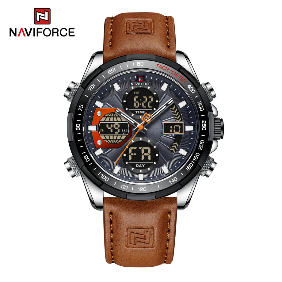 NAVIFORCE Men s Sport Watches Digital Analog Quartz Waterproof Multifu THE NAVIFORCE