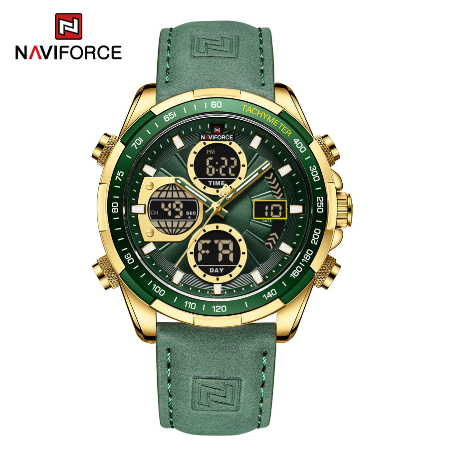 NAVIFORCE Men's Sport Watches Digital Analog Quartz Waterproof